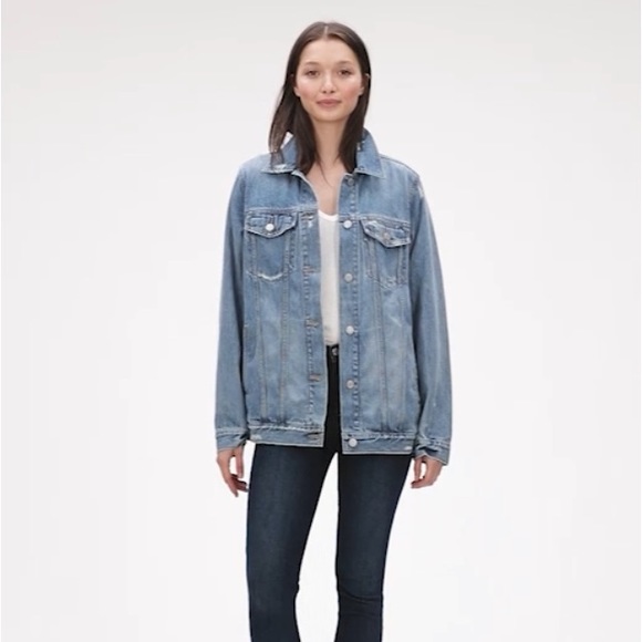 gap distressed denim jacket